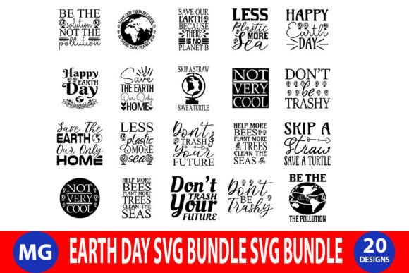 Earth Day Bundle: Graphics for Crafts That Sell