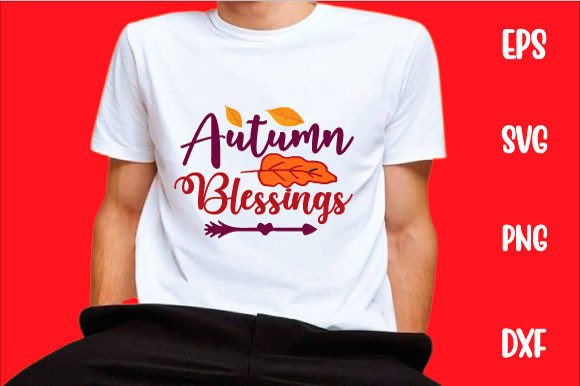 Fall Quote Typography Design: Graphics & T-Shirt Designs
