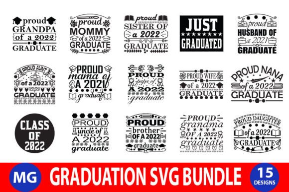 Graduation Bundle: Graphics for Crafts Projects