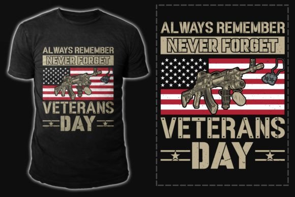Veteran Typography T-Shirt Design Graphics